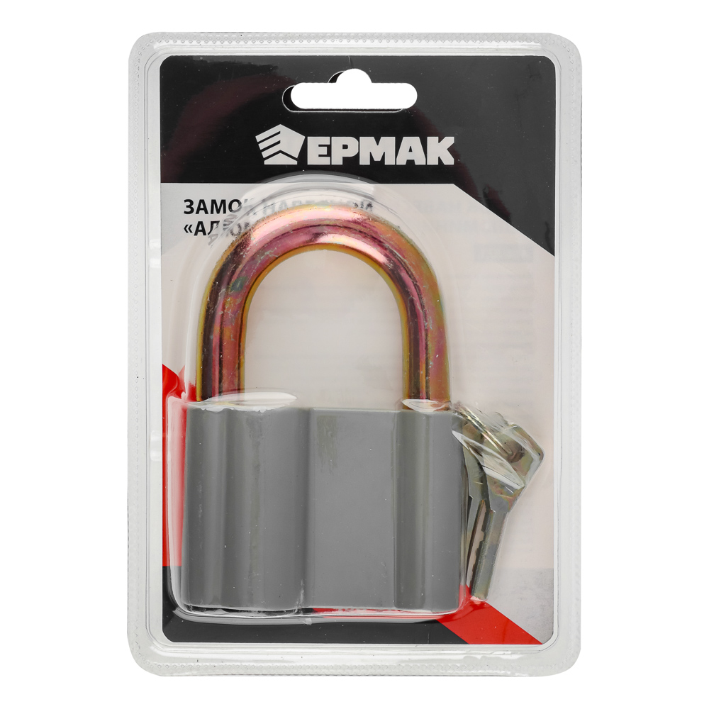 ЕРМАК Замок навесной "Алюминий" 80мм, арт.№ 468-371
