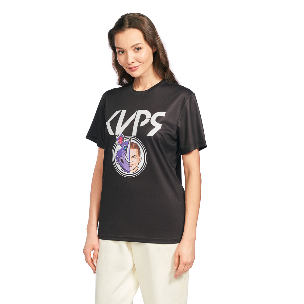 Футболка спортивная для взрослых "КИРЯ", размер L, 100% полиэстер, 4 дизайна, арт.№ 006-009