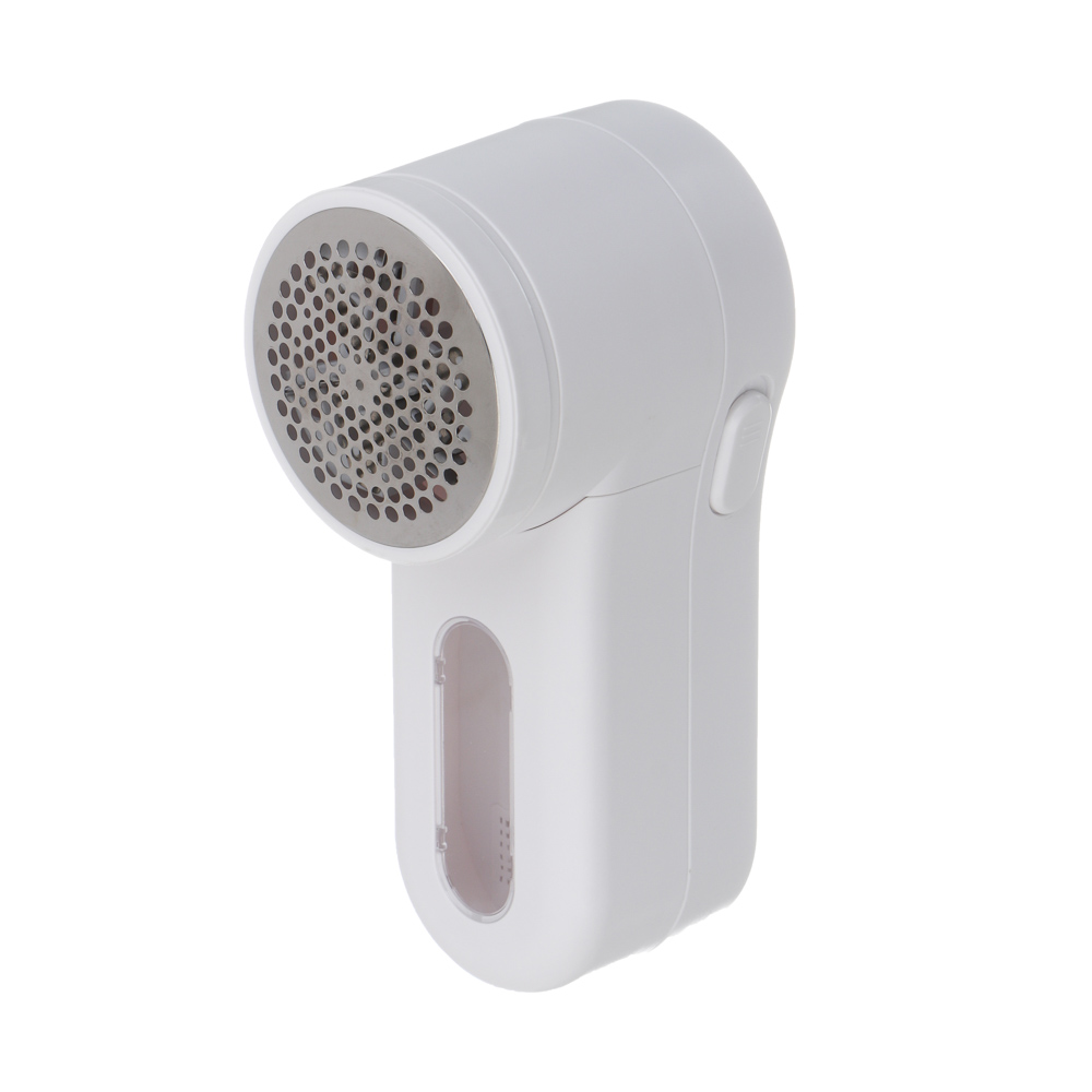 LEBEN Машинка от катышков, от 2xАА не в компл., съёмный контейнер, белая, арт.№ 248-050