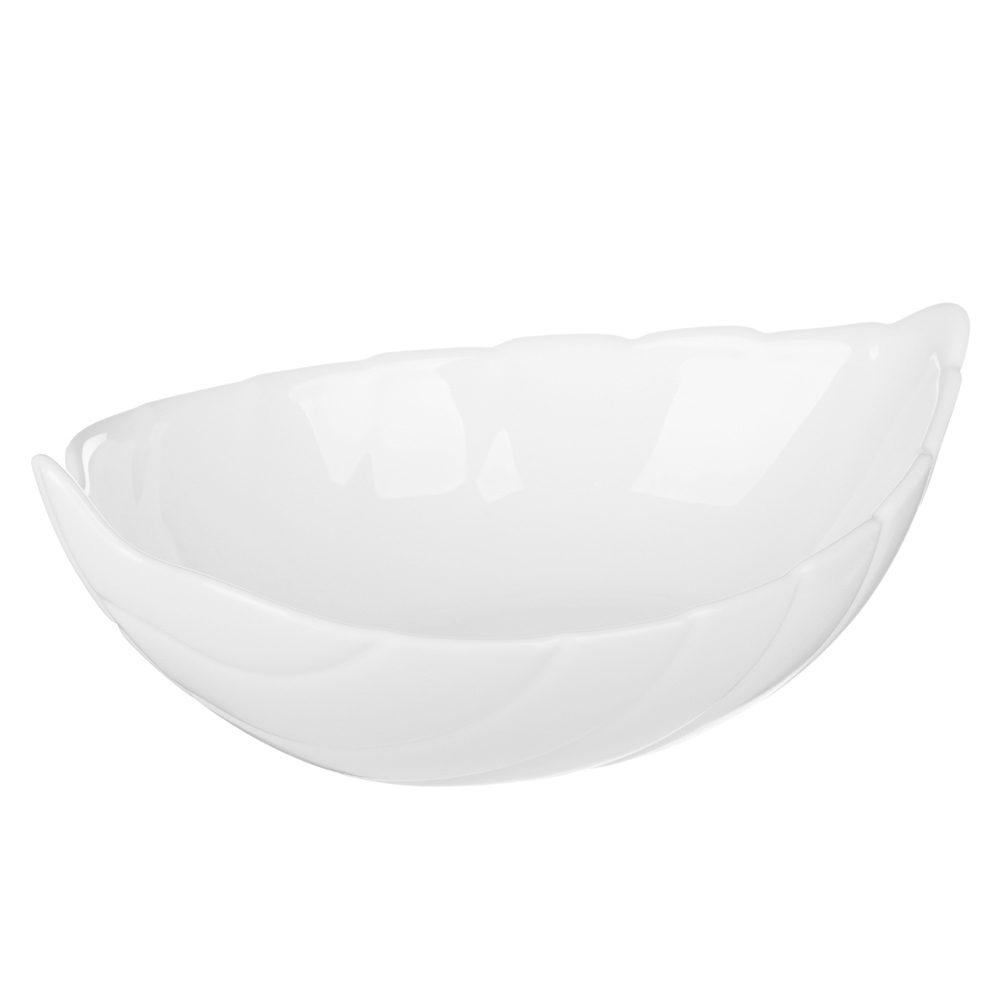 MILLIMI Листья Салатник, опаловое стекло, 18 см, арт.№ 818-074