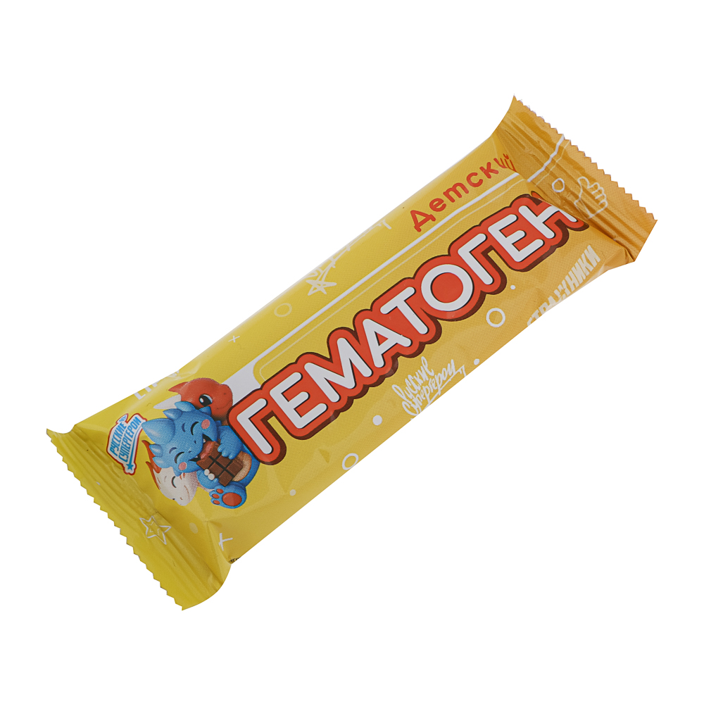 BY Русские Супергерои Гематоген детский, 40г, арт.№ 015-244