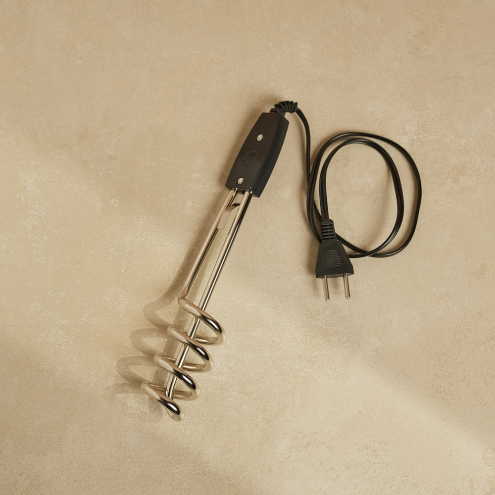 Электрокипятильник 1000Вт тм VETTA, 220В, шнур 75см, погружная часть 17см, арт.№ 909-007