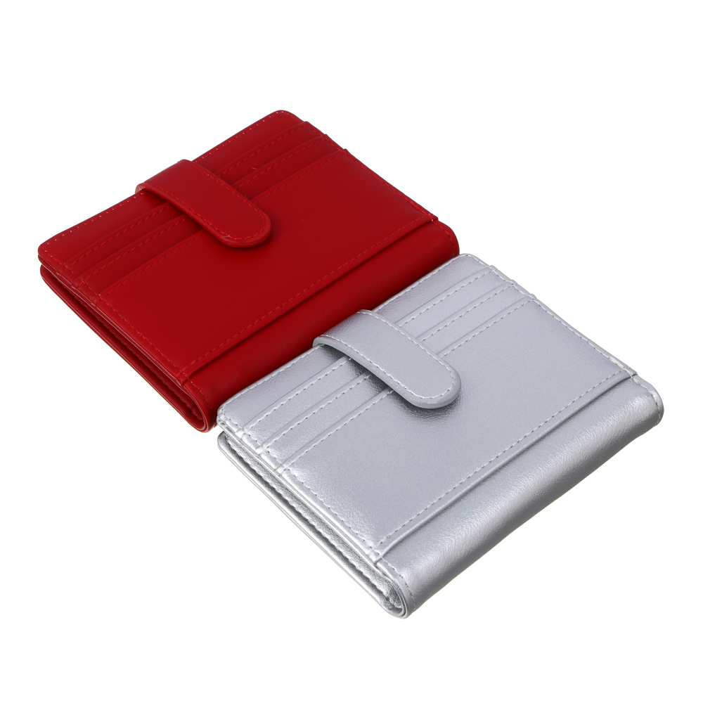 ЮL Мальветта Кошелек-кардхолдер с отделением для купюр на кнопке, полиуретан, 11,8х9,5х2, 5см, 2 цвета, КЖ24-13, арт.№ 303-028