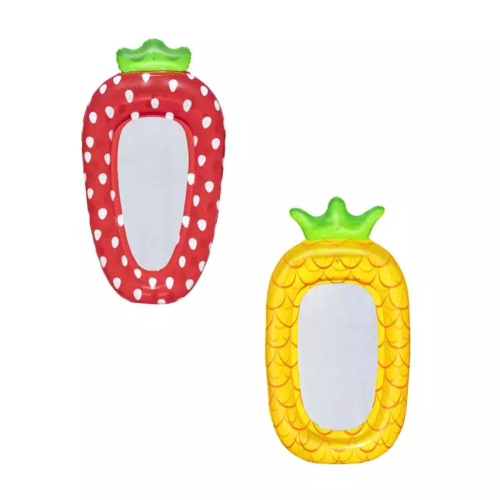 BESTWAY Матрас надувной ФРУКТЫ, от 6 лет, Клубника 178x103 см, Ананас 186x112 см, 43644, арт.№ 036-039