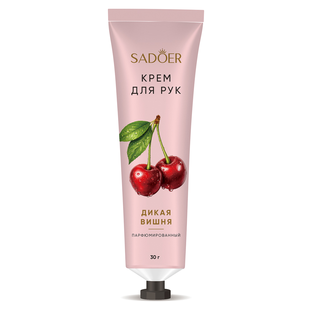 Крем для рук тм Sadoer Дикая вишня, парфюмированный, 30г, арт.№ 934-030