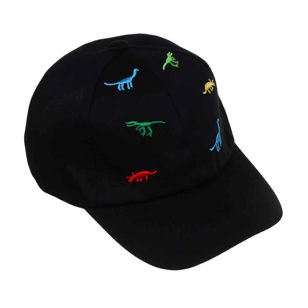 GALANTE Кепка детская, р.52, 30% хлопок, 70% полиэстер, черный, ВЛ25-02, #1, арт.№ 314-901