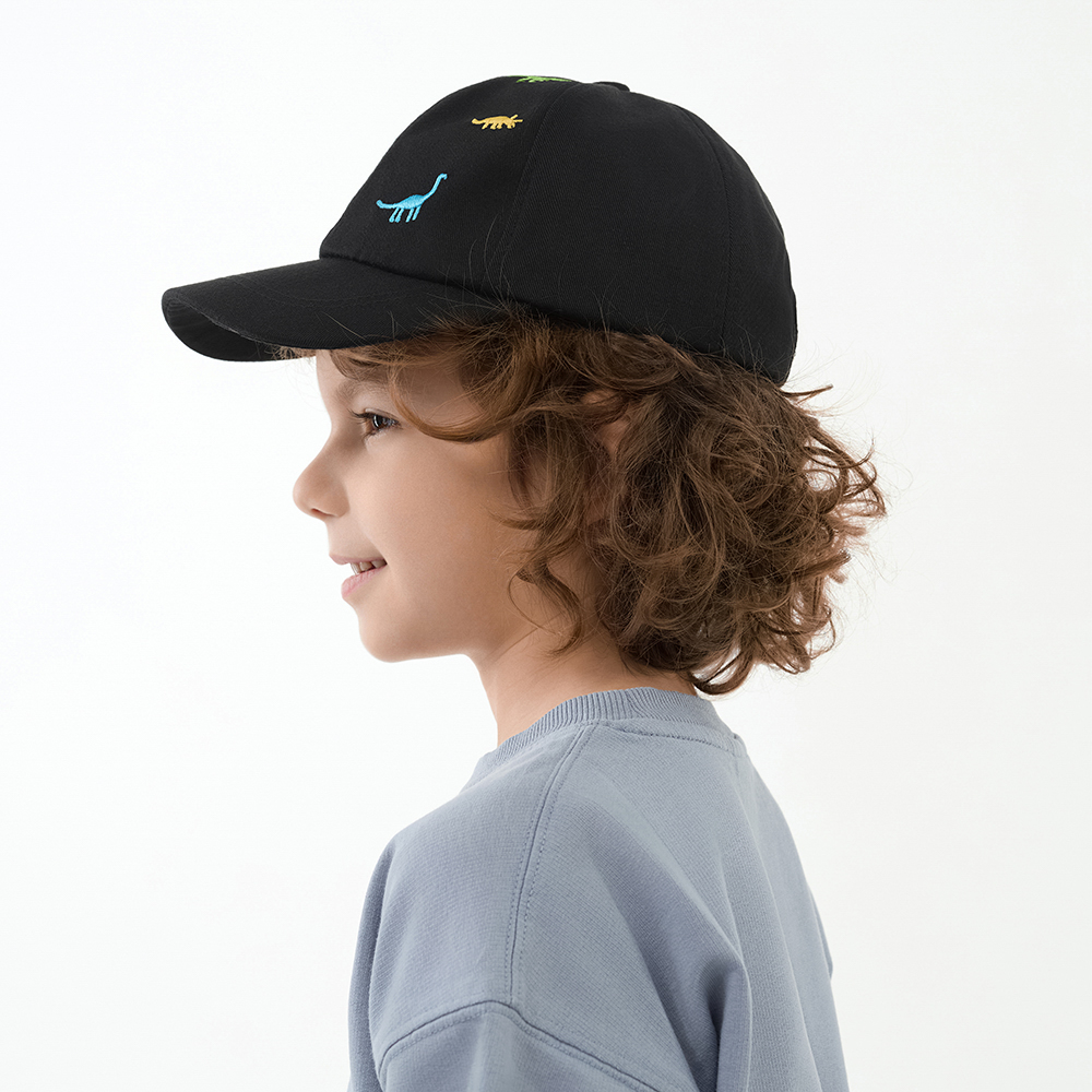 GALANTE Кепка детская, р.52, 30% хлопок, 70% полиэстер, черный, ВЛ25-02, #1, арт.№ 314-901