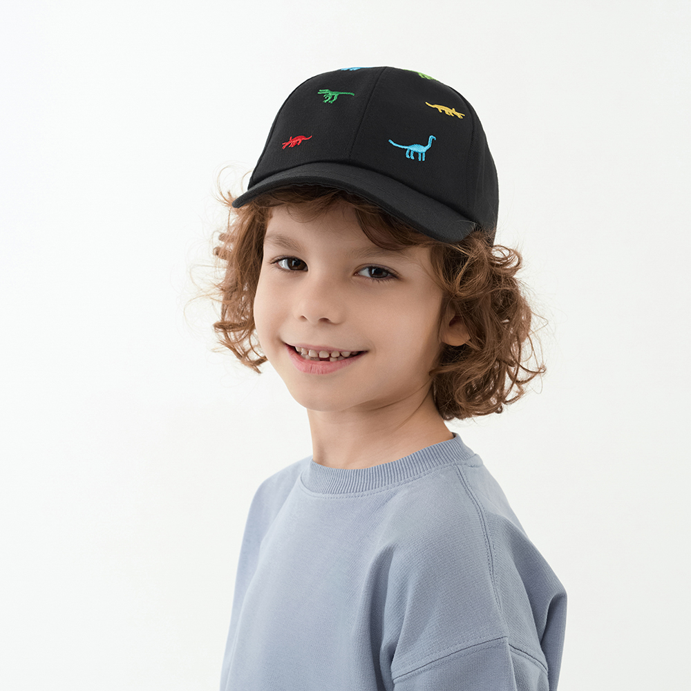 GALANTE Кепка детская, р.52, 30% хлопок, 70% полиэстер, черный, ВЛ25-02, #1, арт.№ 314-901