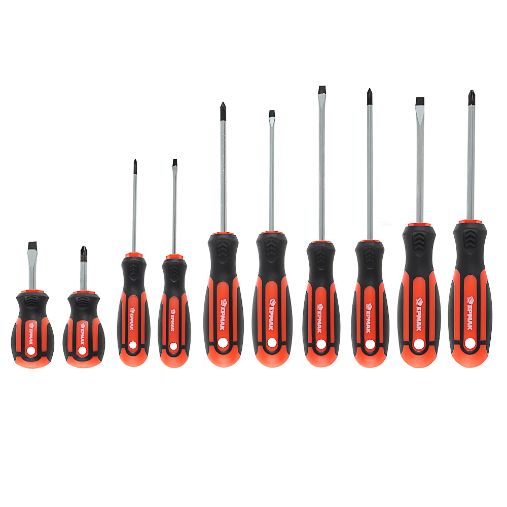 ЕРМАК Набор из 10 отверток, арт.№ 651-263