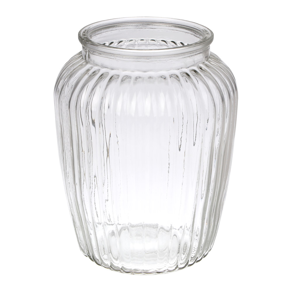 Ваза, 14х18,5 см, стекло, прозрачная, арт.№ 502-223