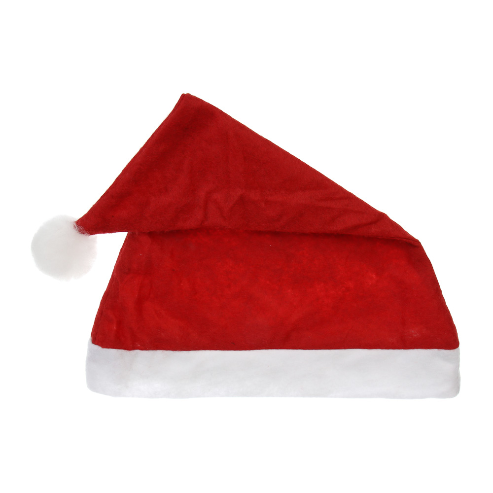 СНОУ БУМ Колпак новогодний, 28x36см, полиэстер, красный, арт.№ 388-076