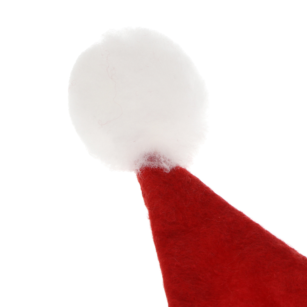 СНОУ БУМ Колпак новогодний, 28x36см, полиэстер, красный, арт.№ 388-076