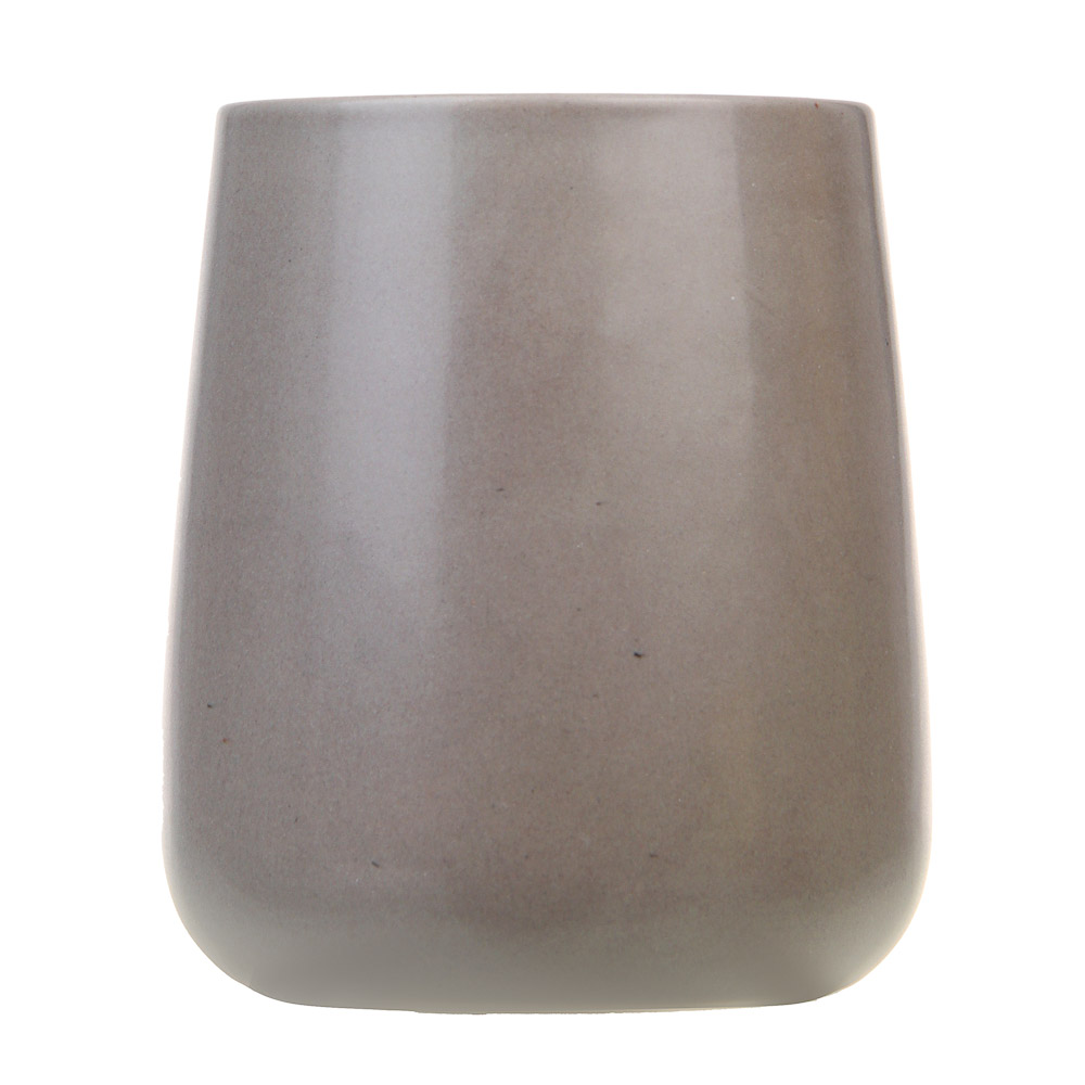 VETTA Стакан для ванной комнаты, 400 мл, 10,4x9x9 см, керамика, "Космос", мокко, арт.№ 478-258