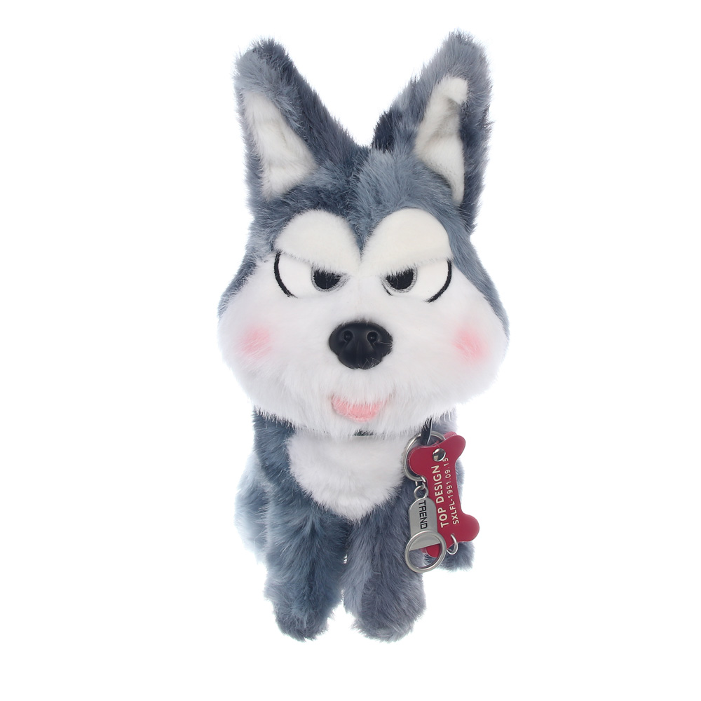 Игрушка мягкая "Серый" полиэстер, ИГРОЛЕНД, 3+, 1811-28, арт.№ 264-564