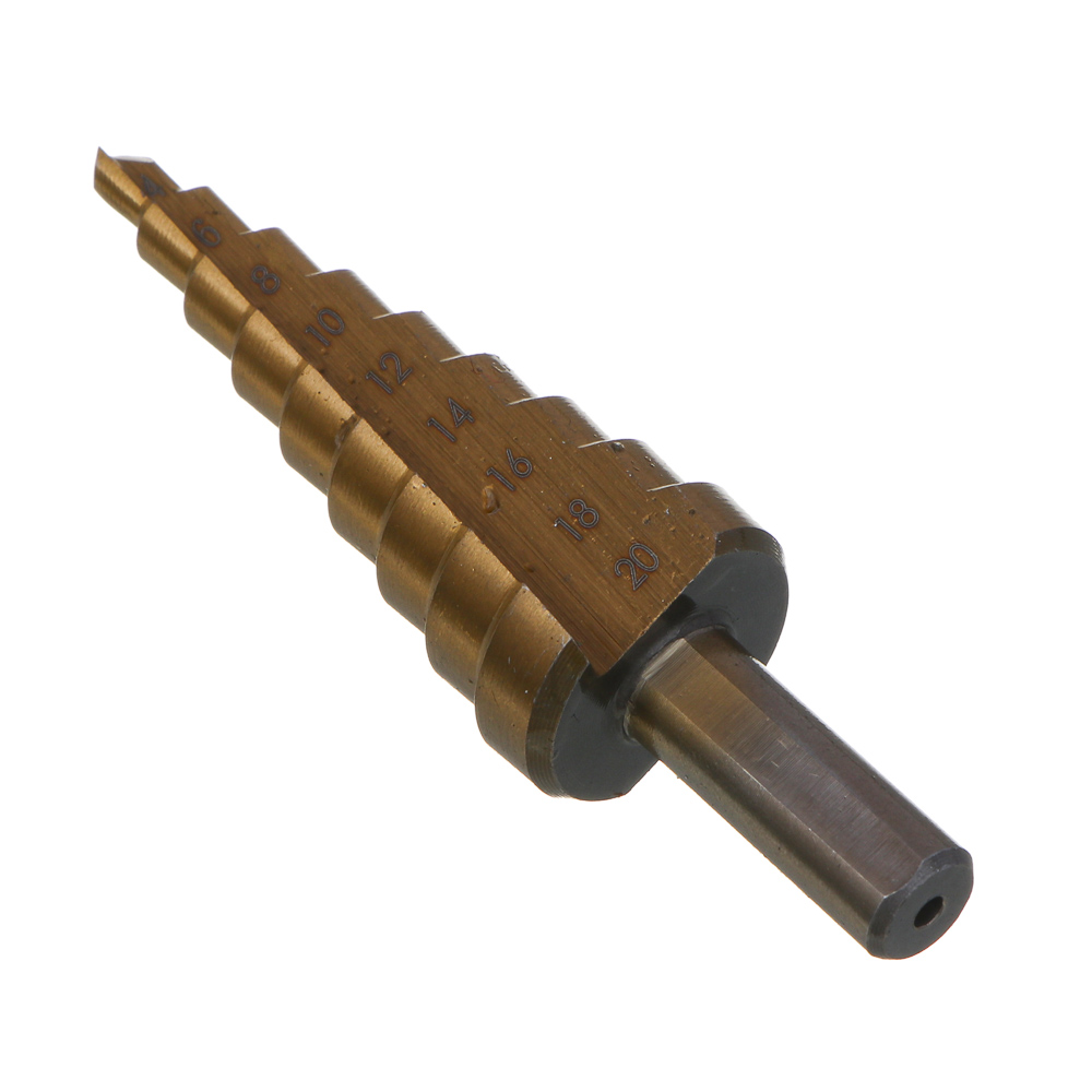 РОКОТ Сверло ступенчатое 4-20мм, 9 ступеней, HSS, арт.№ 604-064