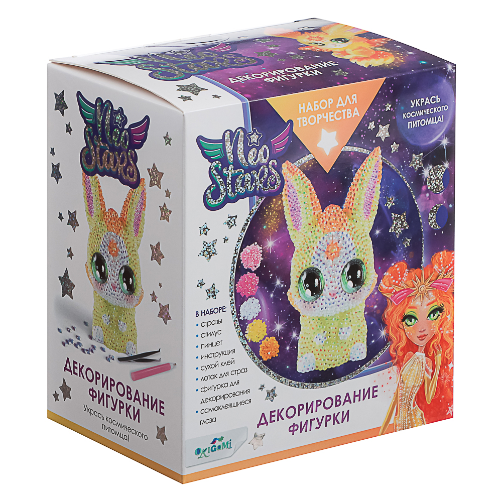 Neo Stars Набор для творчества, Фигурка для декорирования стразами, 11,5x8x13 см, арт.№ 285-239