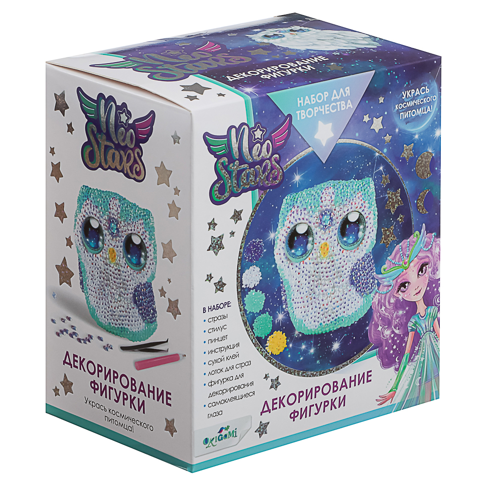 Neo Stars Набор для творчества, Фигурка для декорирования стразами, 11,5x8x13 см, арт.№ 285-239