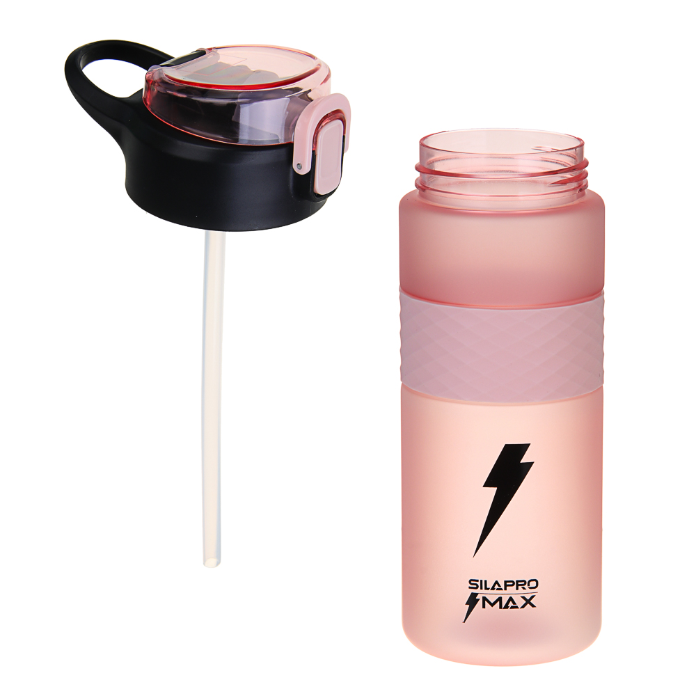 SILAPRO MAX Бутылка спортивная с замком, LOTUS, 700мл, PC, арт.№ 088-033