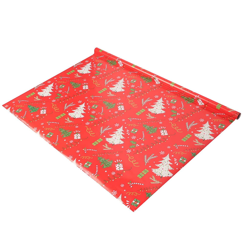 Бумага тм СНОУ БУМ подарочная, 70x100 см, 70 г односторонняя, 4 диз., арт.2, арт.№ 570-079