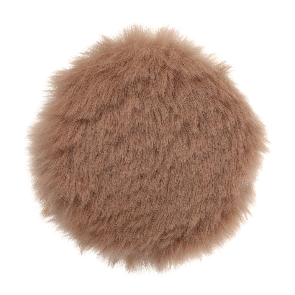 ЮНИLOOK Фурри Зеркало карманное, полиэстер, пластик АБС, стекло, диаметр 7,2см, 3 цвета, арт.№ 301-273