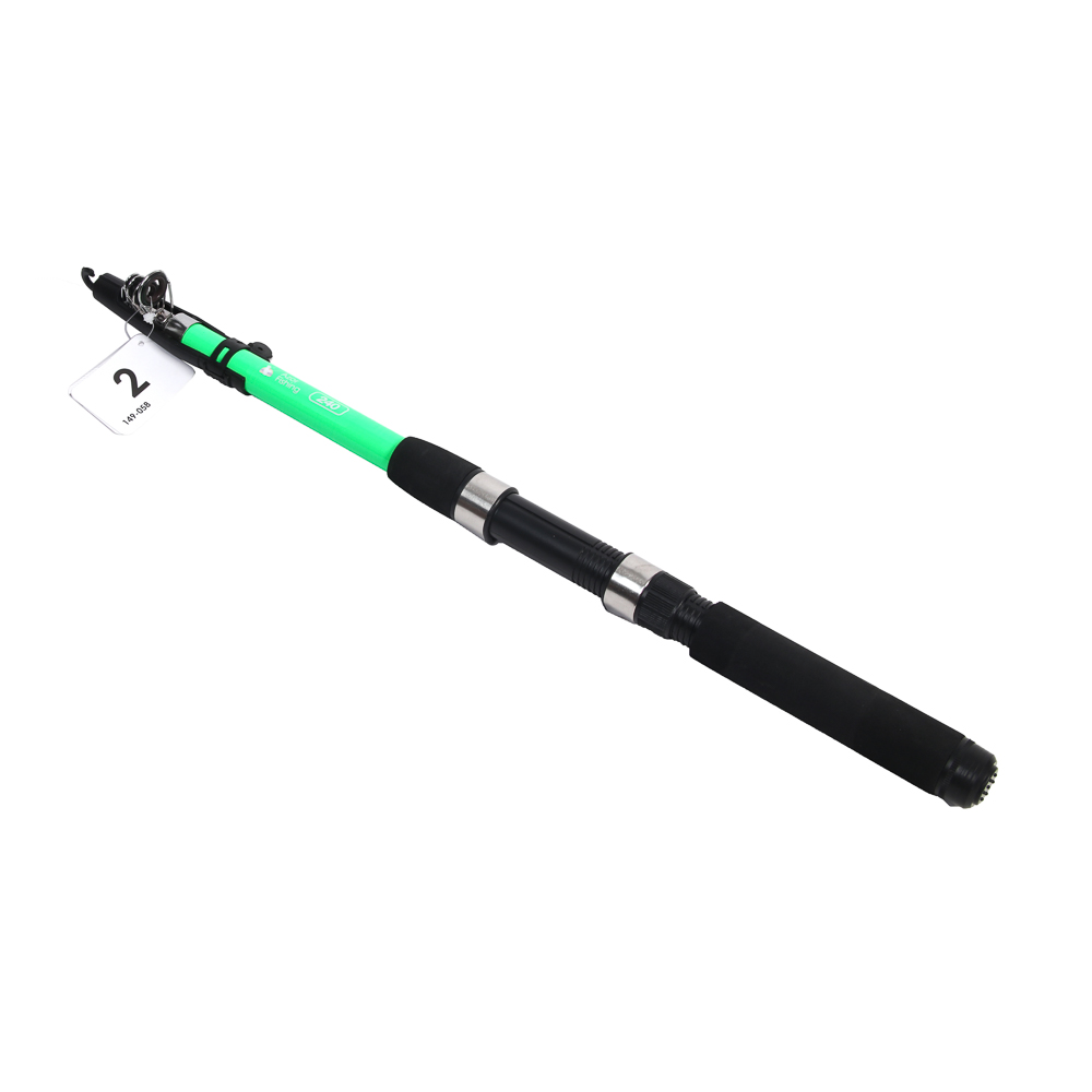 Спиннинг "Найт" тм AZOR FISHING, телескоп., файбергласс, 2,4м, тест 30-60гр, арт.№ 149-058