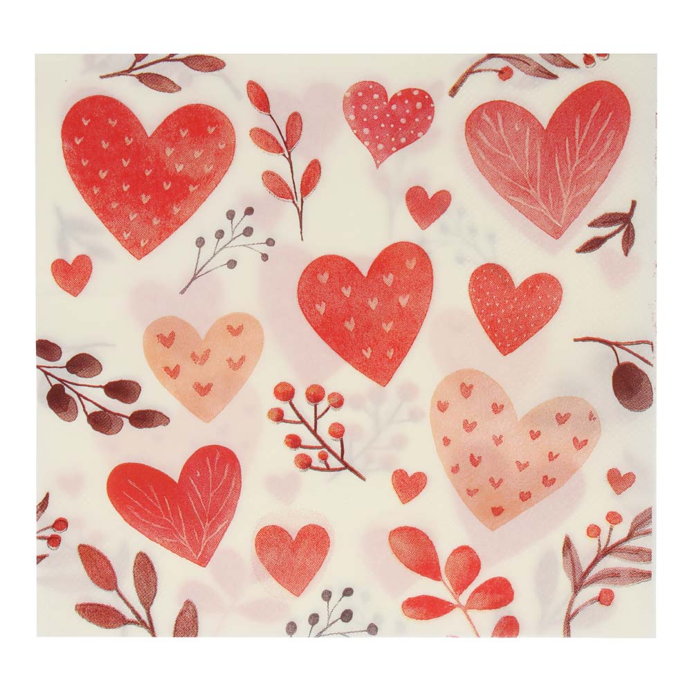 Набор салфеток бумажных, 33x33 см, 12 шт, арт.№ 530-464