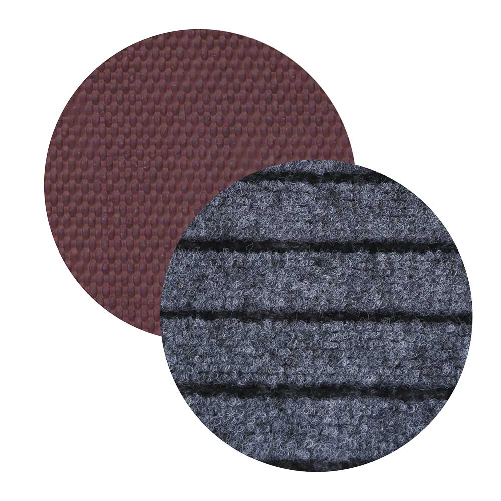 Коврик придверный тм VETTA Fiber, полиэстер, 38х58 см, 2 цвета, арт.№ 466-411