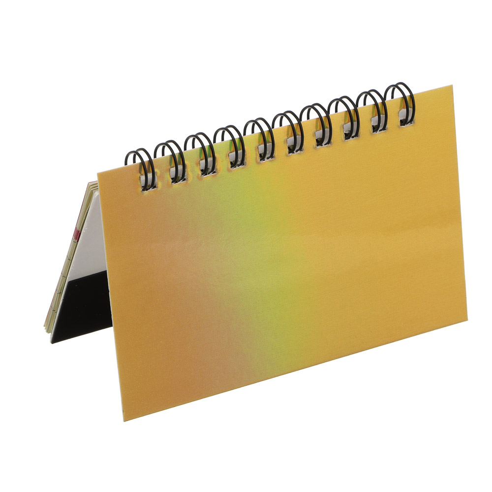 Календарь на пружине тм СНОУ БУМ 10,5x6,7 см, бумага, картон, металл, 12 дизайнов, арт.№ 584-201