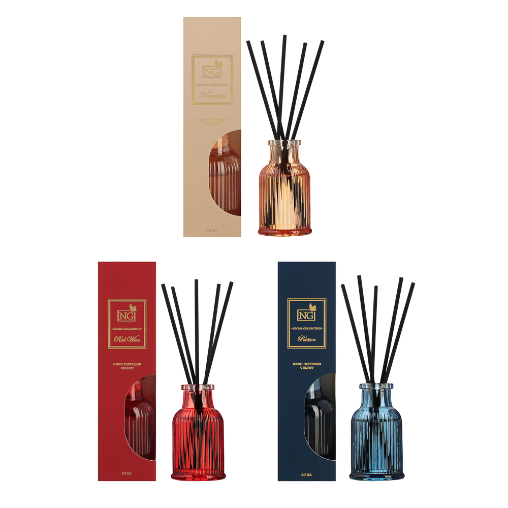 NEW GALAXY Диффузор Velvet 30 мл., Red wine, Narcotique, Passion, арт.№ 778-247