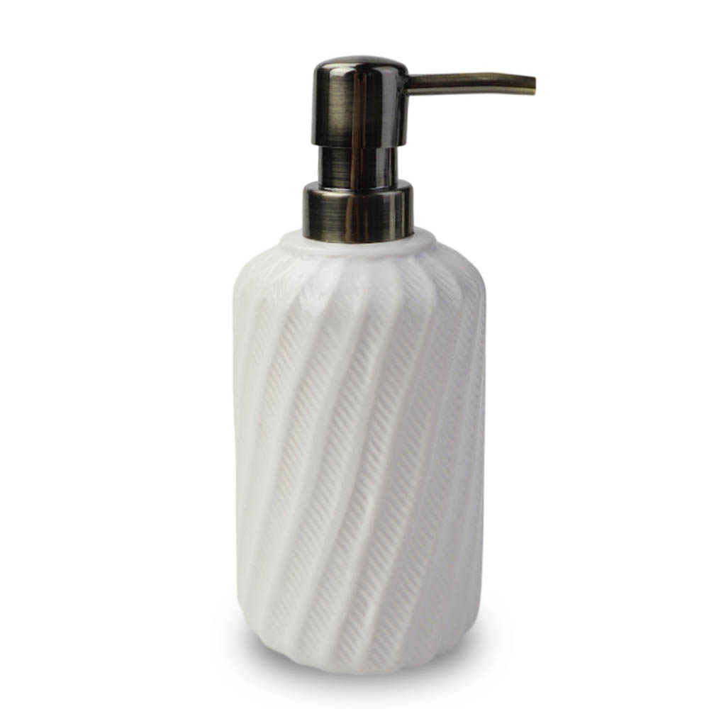 Диспенсер для жидкого мыла Галац, керамика, цвет белый, арт.№ 463-698