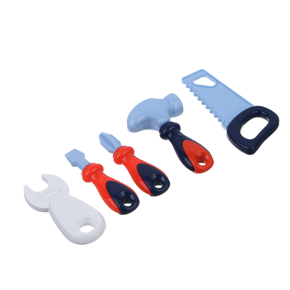 ИГРОЛЕНД Набор инструментов в чемоданчике, 12 предметов, ABS, 21,2х20х5 см, арт.№ 276-179