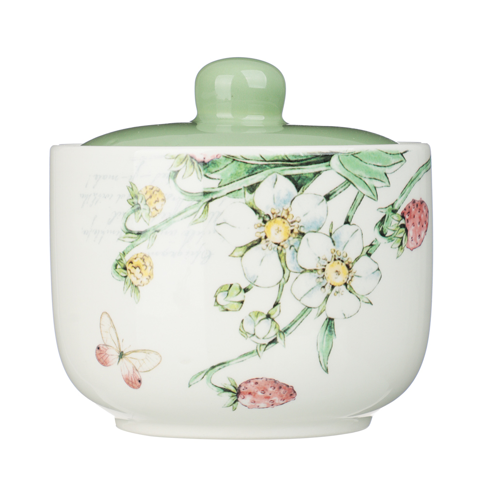 MILLIMI Земляника Сахарница, 11х11см, 500мл, керамика, арт.№ 824-200