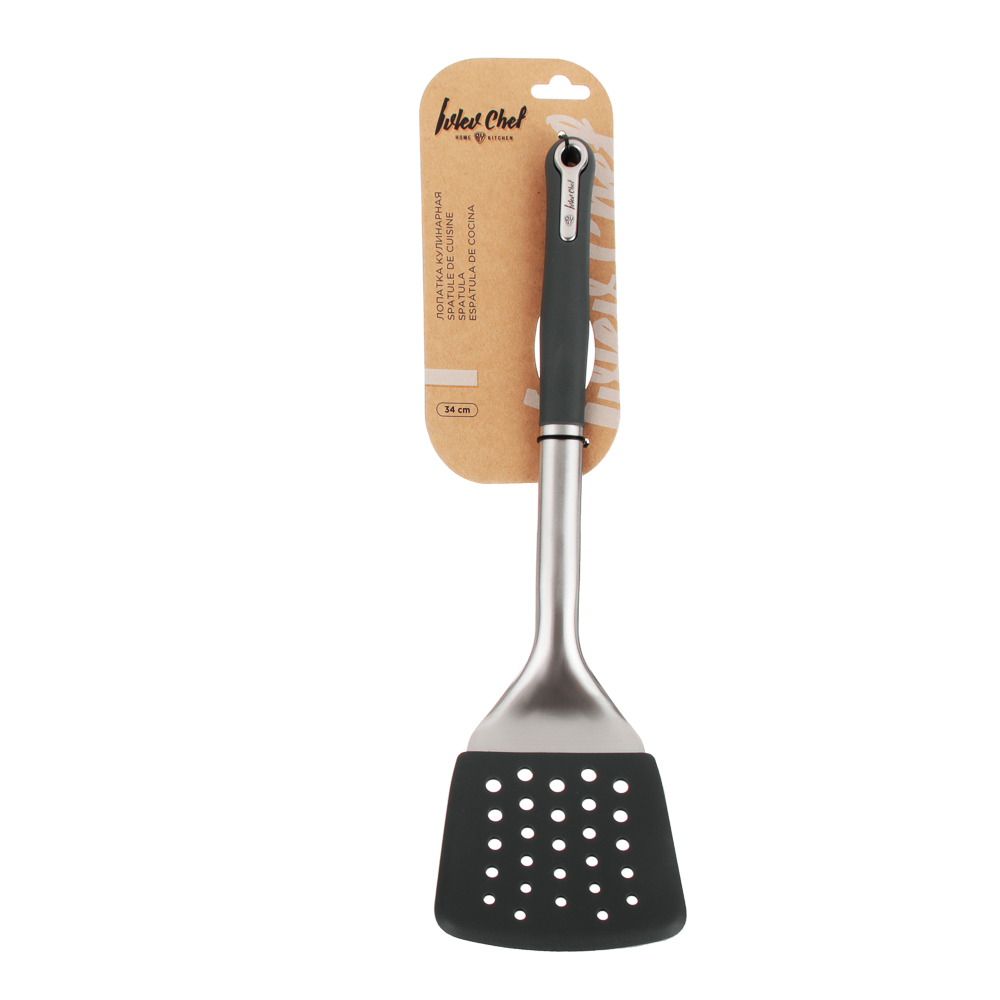 Ivlev Chef Fusion Лопатка с прорезями 34см, нерж.сталь, силикон, арт.№ 882-311