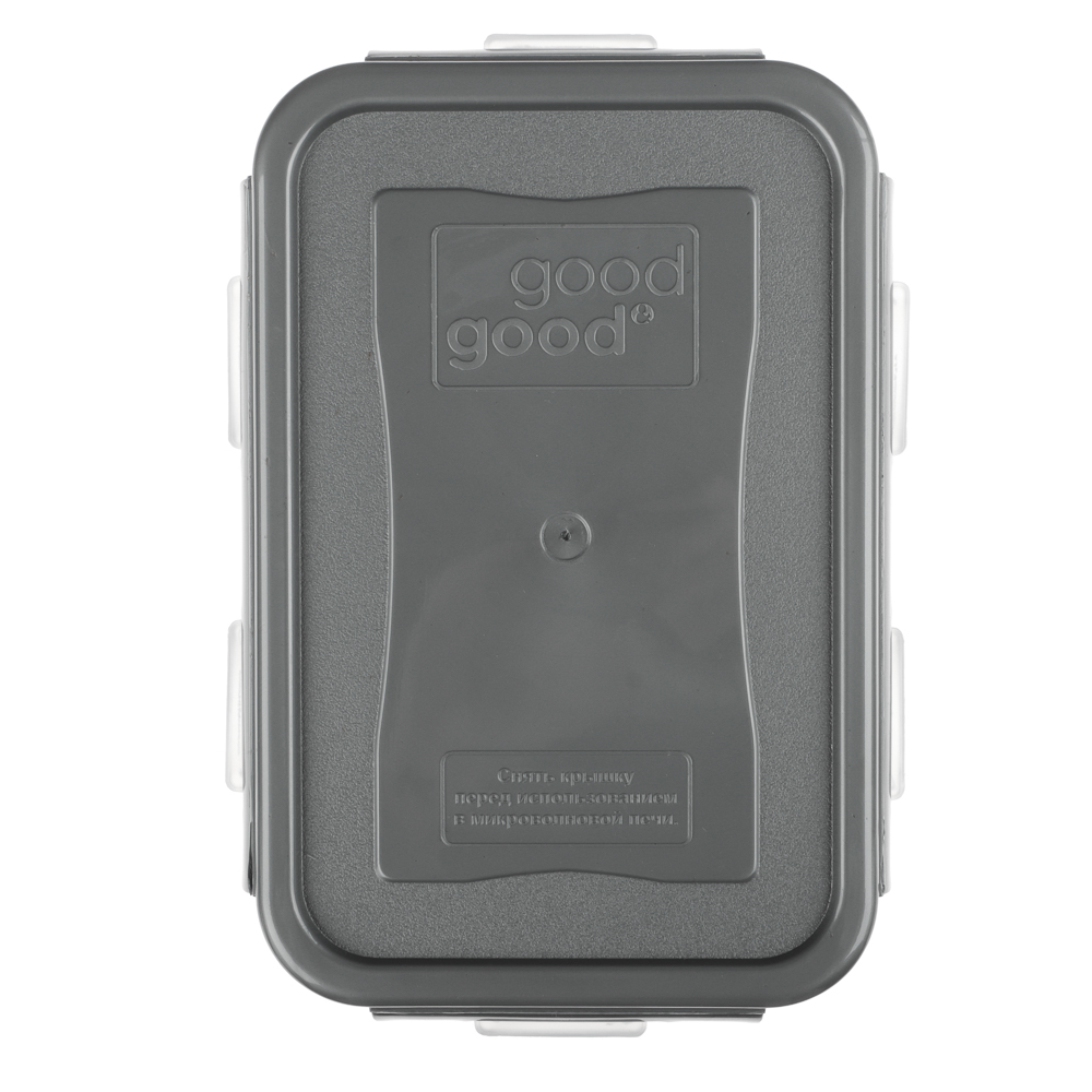 Контейнер герметичный для СВЧ с защелками, 0,5л, 160х110х55мм, пластик, арт.№ 861-340