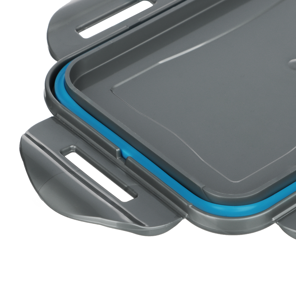 Контейнер герметичный для СВЧ с защелками, 0,5л, 160х110х55мм, пластик, арт.№ 861-340