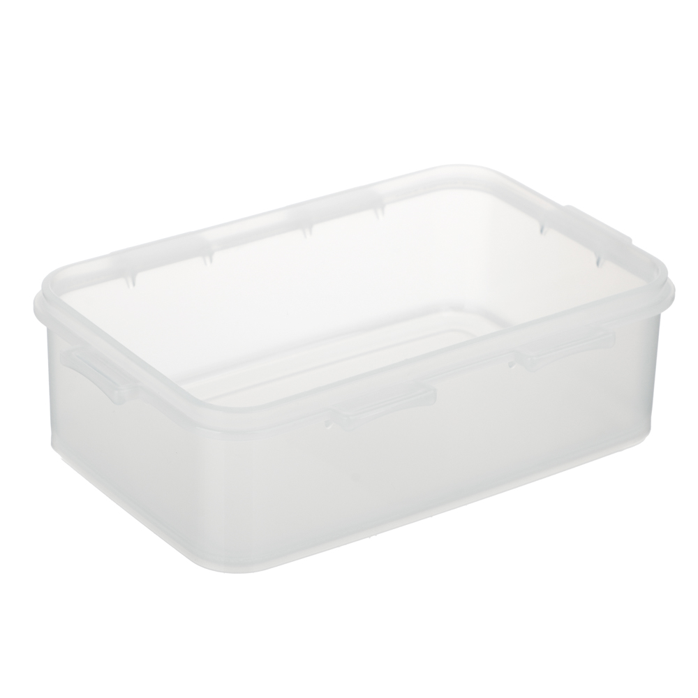 Контейнер герметичный для СВЧ с защелками, 0,5л, 160х110х55мм, пластик, арт.№ 861-340
