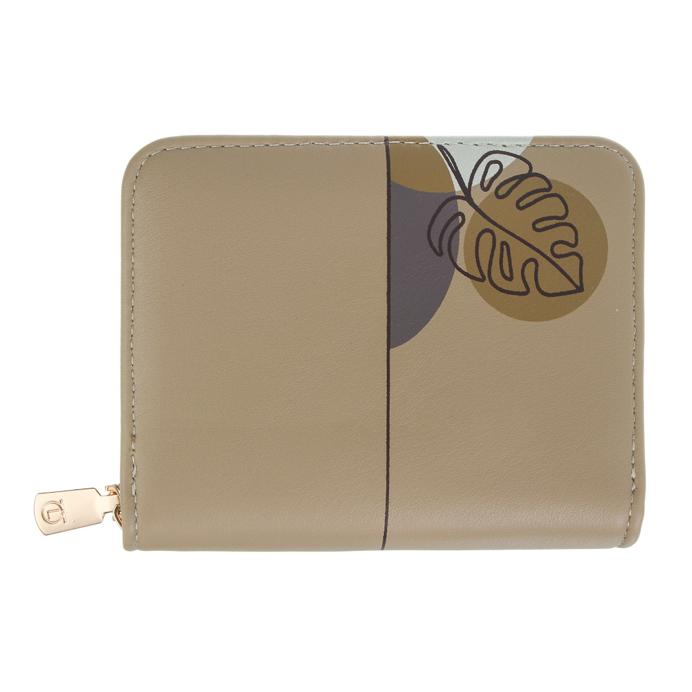 ЮL Астирия II Кошелек для карт, купюр и монет с отделением на молнии ПУ, 11,5х9х2,5см, 2 цв, КЖ24-21, арт.№ 303-035