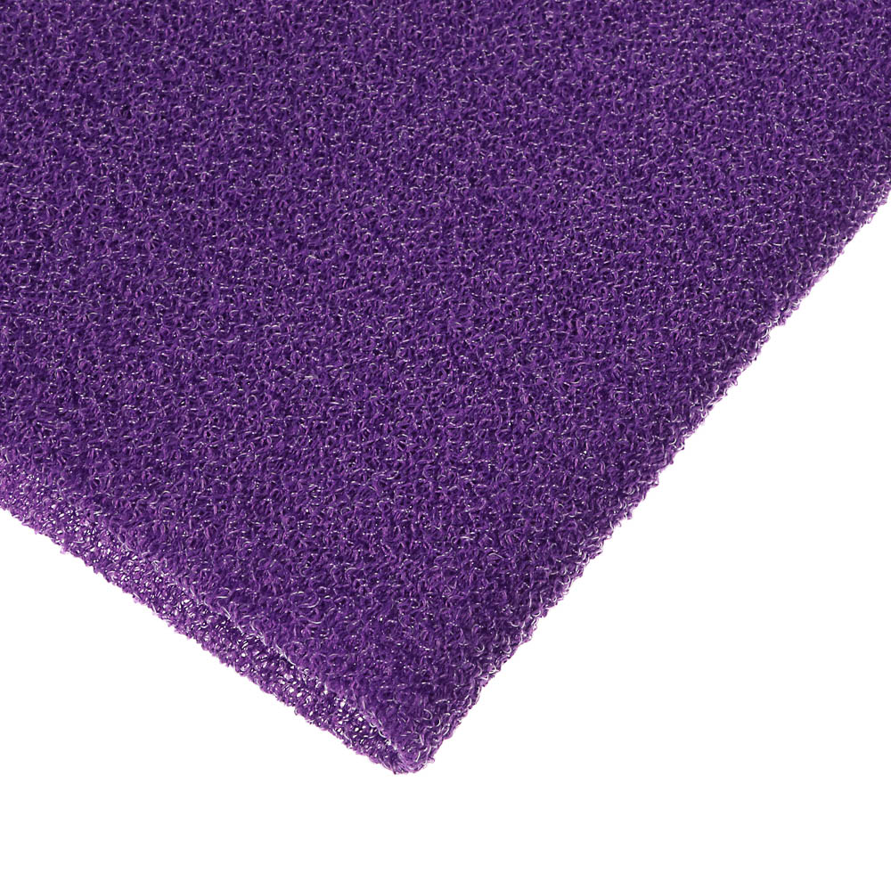 ЮL Мочалка пилинг японская для бани и душа с ручками, жесткая, полиэстер, 45х19см, 4 цвета, МС24-07, арт.№ 361-151