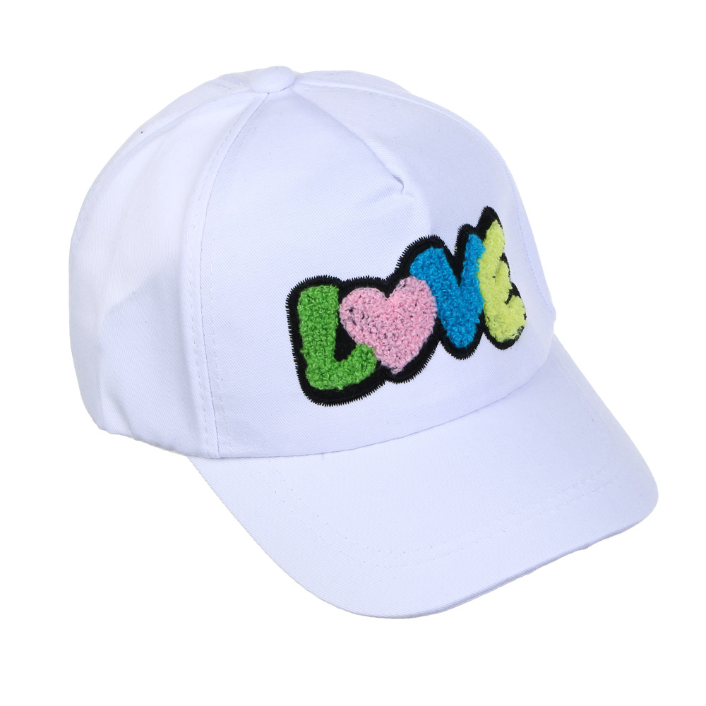 GALANTE Кепка детская, р.54, 30% хлопок, 70% полиэстер, белый, ВЛ25-03, #1, арт.№ 314-902