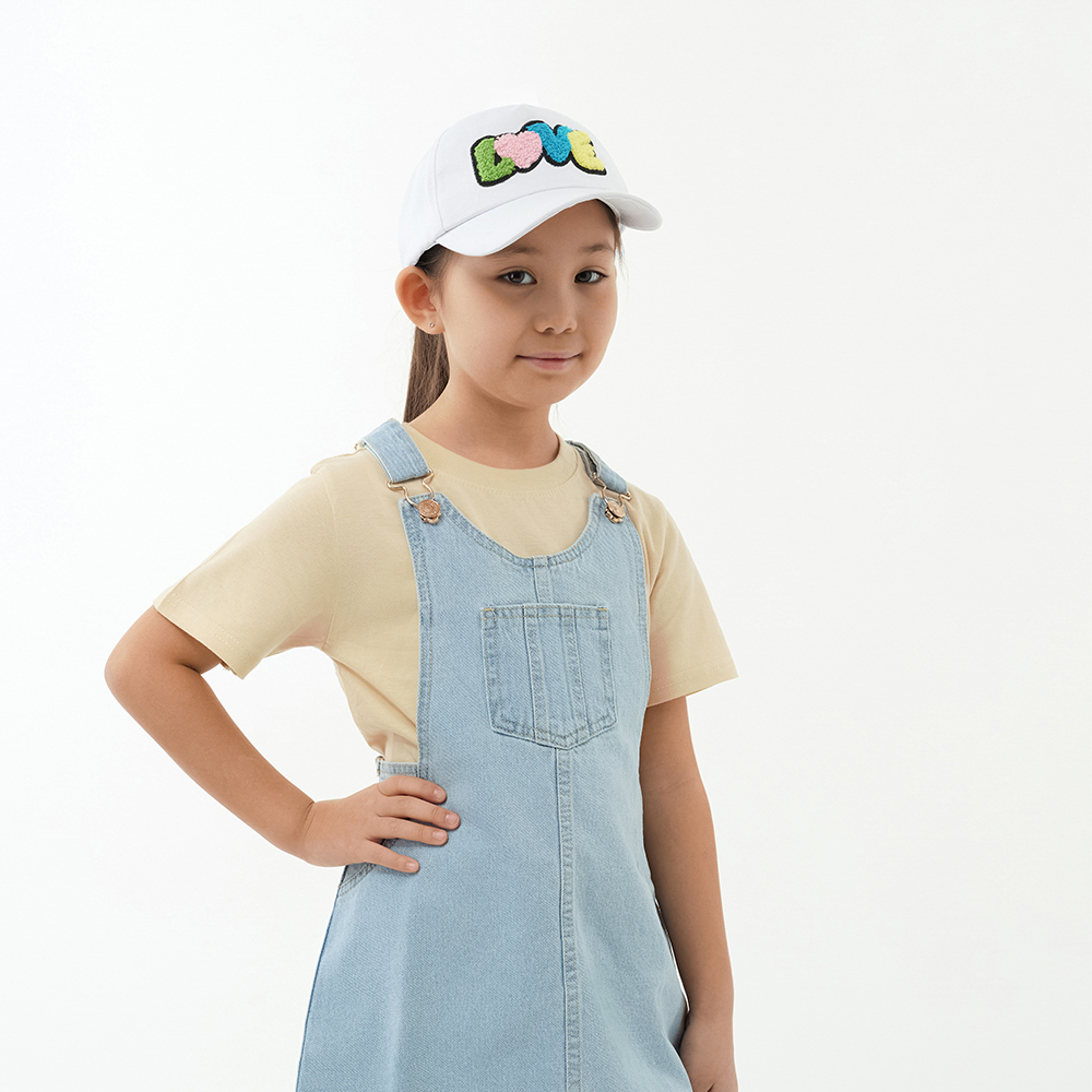 GALANTE Кепка детская, р.54, 30% хлопок, 70% полиэстер, белый, ВЛ25-03, #1, арт.№ 314-902