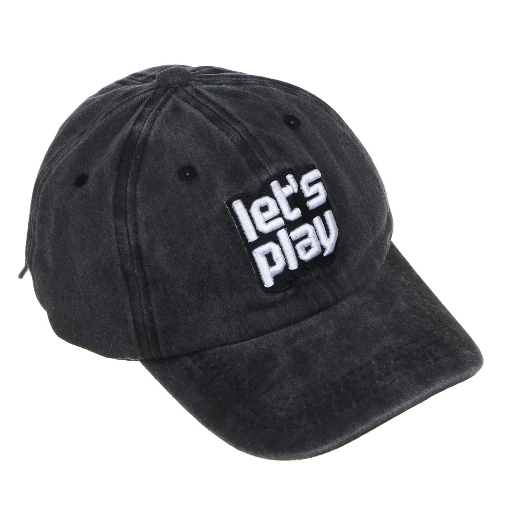 GALANTE Кепка детская, р.54, 30% хлопок, 70% полиэстер, черный, ВЛ25-04, #1, арт.№ 314-903