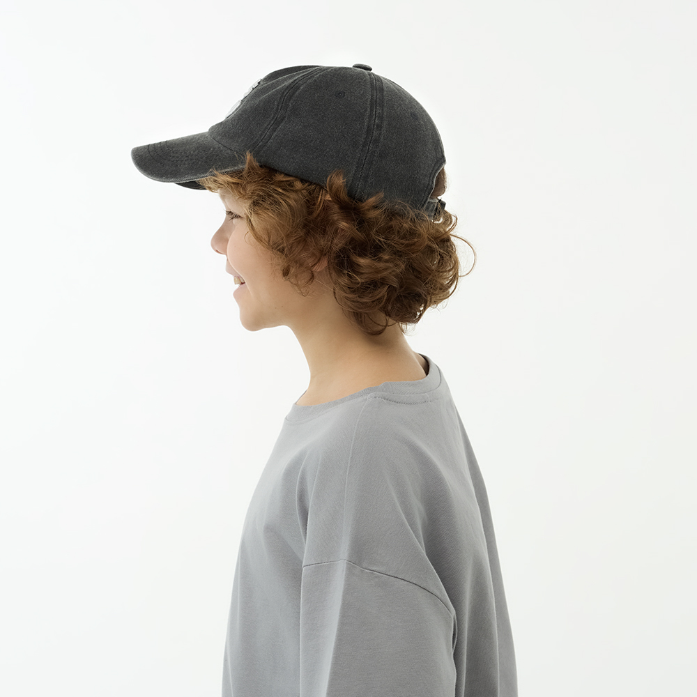 GALANTE Кепка детская, р.54, 30% хлопок, 70% полиэстер, черный, ВЛ25-04, #1, арт.№ 314-903