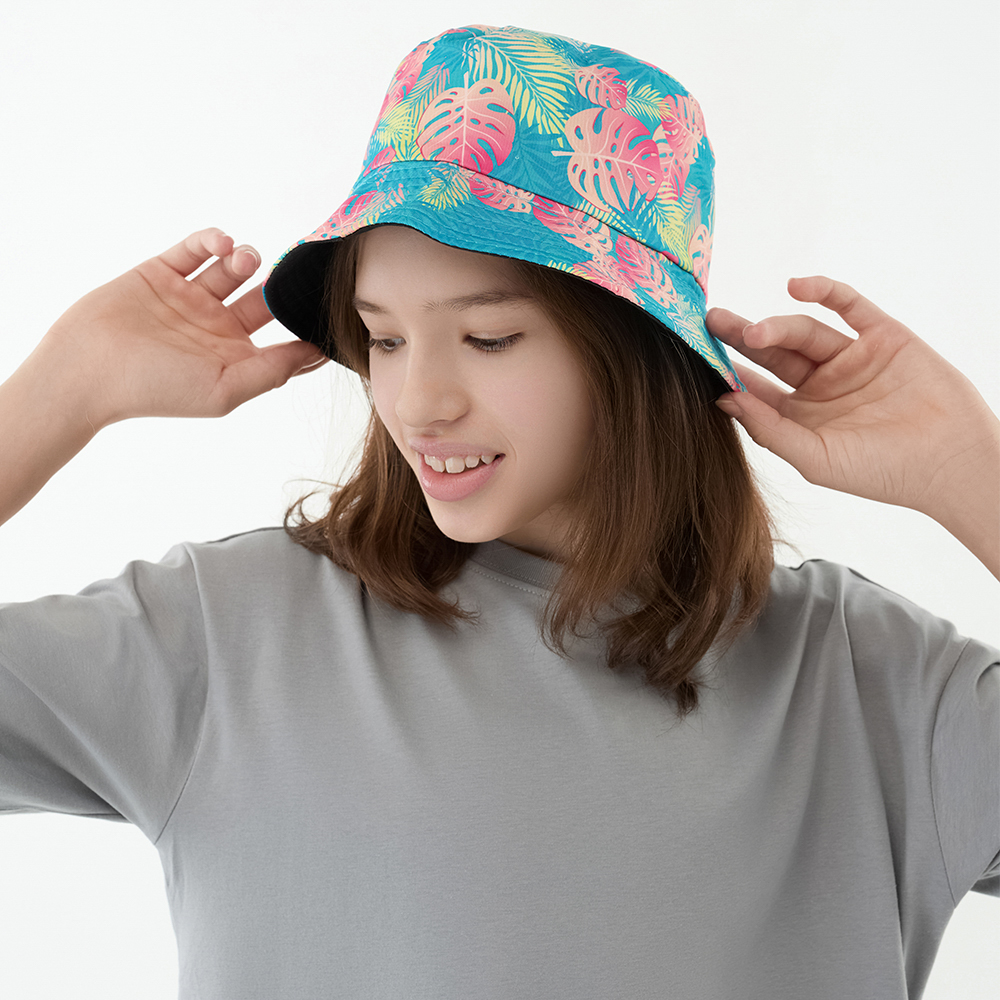 GALANTE Панама подростковая, р.56, 100% полиэстер, листья, ВЛ25-07, арт.№ 314-906