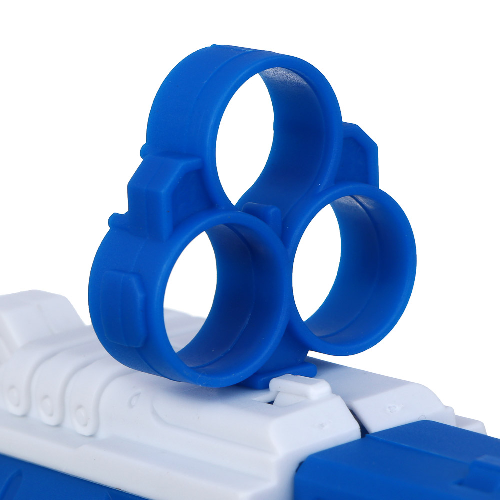 ИГРОЛЕНД Пистолет "Суперстрелок" с присосками 3 шт, ПП, ЭВА, 15х4х26,4 см, 2 дизайна, арт.№ 261-768