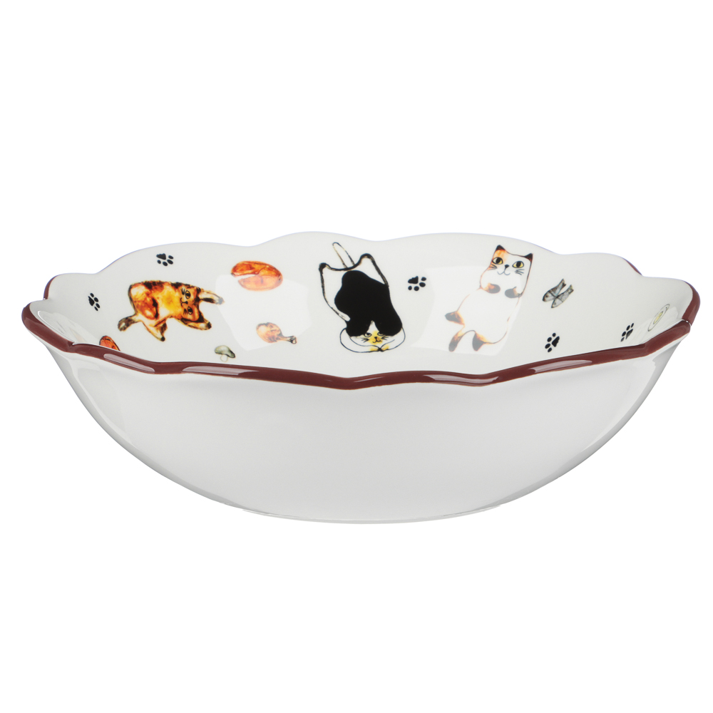 Салатник 21см, тм MILLIMI Котовасия, керамика, арт.№ 824-305