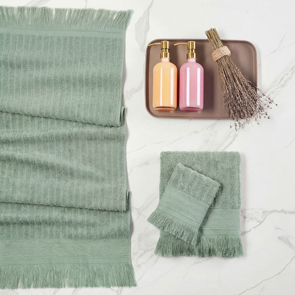 PROVANCE Ботаника Комплект полотенец махровых, 400г/м, 100% хлопок, 30х50, 50х90, 70х130, 6 цветов, арт.№ 488-194