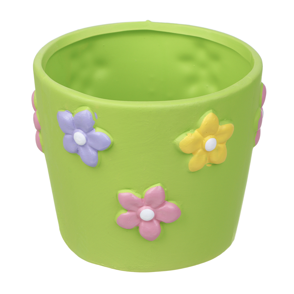INBLOOM Кашпо Цветочная поляна 10.5х9см, керамика, арт.№ 164-364
