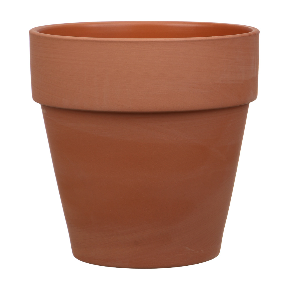 INBLOOM Кашпо13х13см, красная глина, арт.№ 164-366