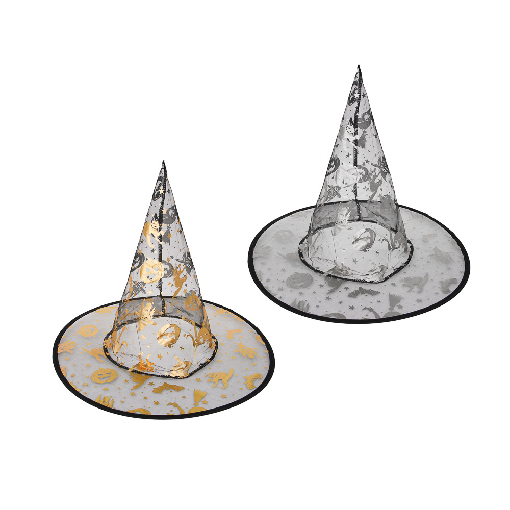 СНОУ БУМ Колпак волшебника, 38х32см, полиэстер, 2 дизайна, арт.№ 317-002