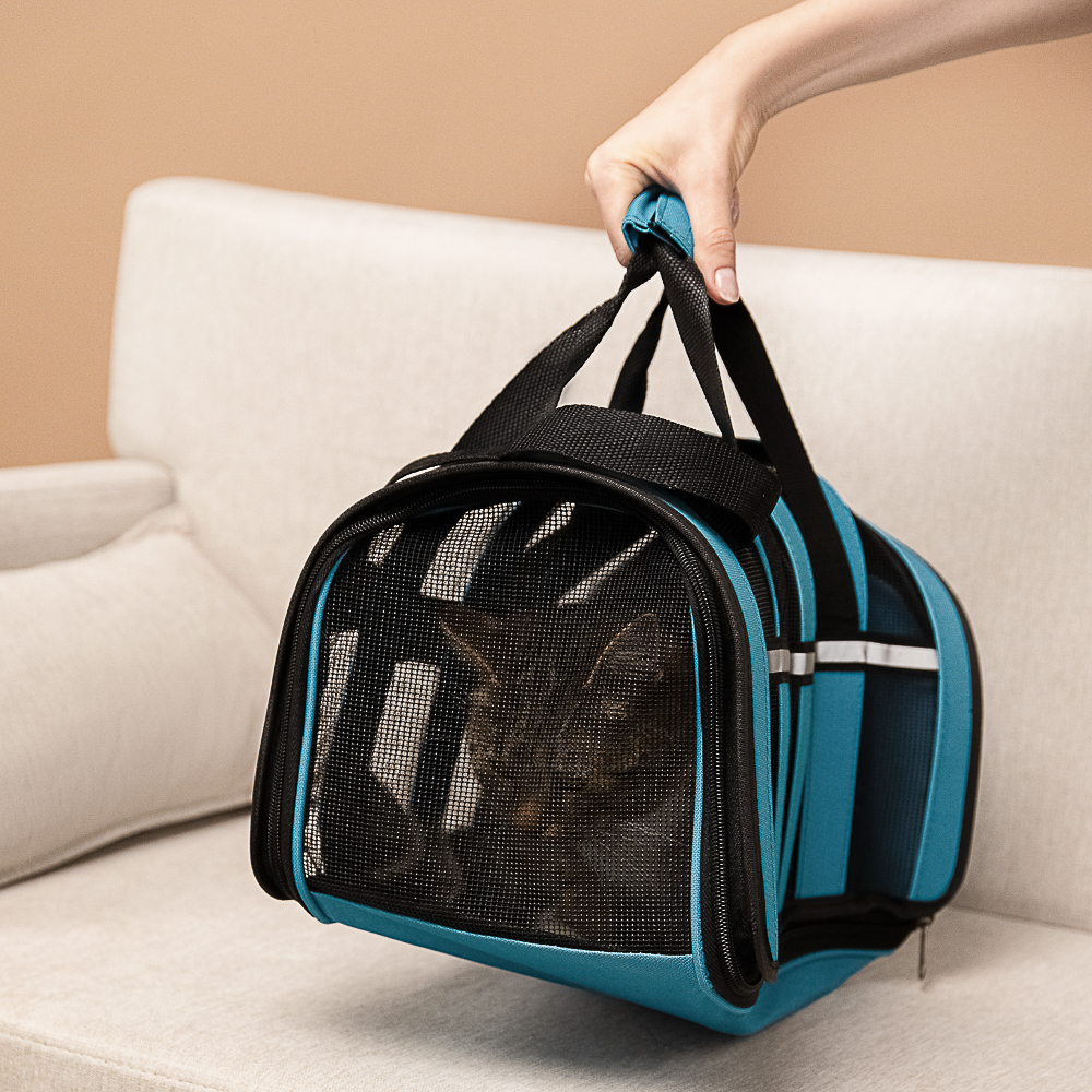 VETTA Переноска для домашних животных, ПЭ, 33,5х24х21 см, арт.№ 273-082